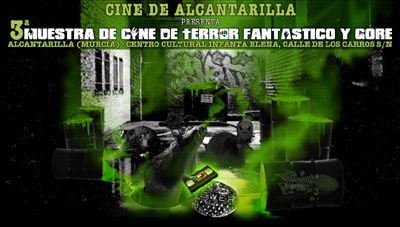 3 MUESTRA DE CINE DE TERROR FANTSTICO Y GORE - CINE DE ALCANTARILLA